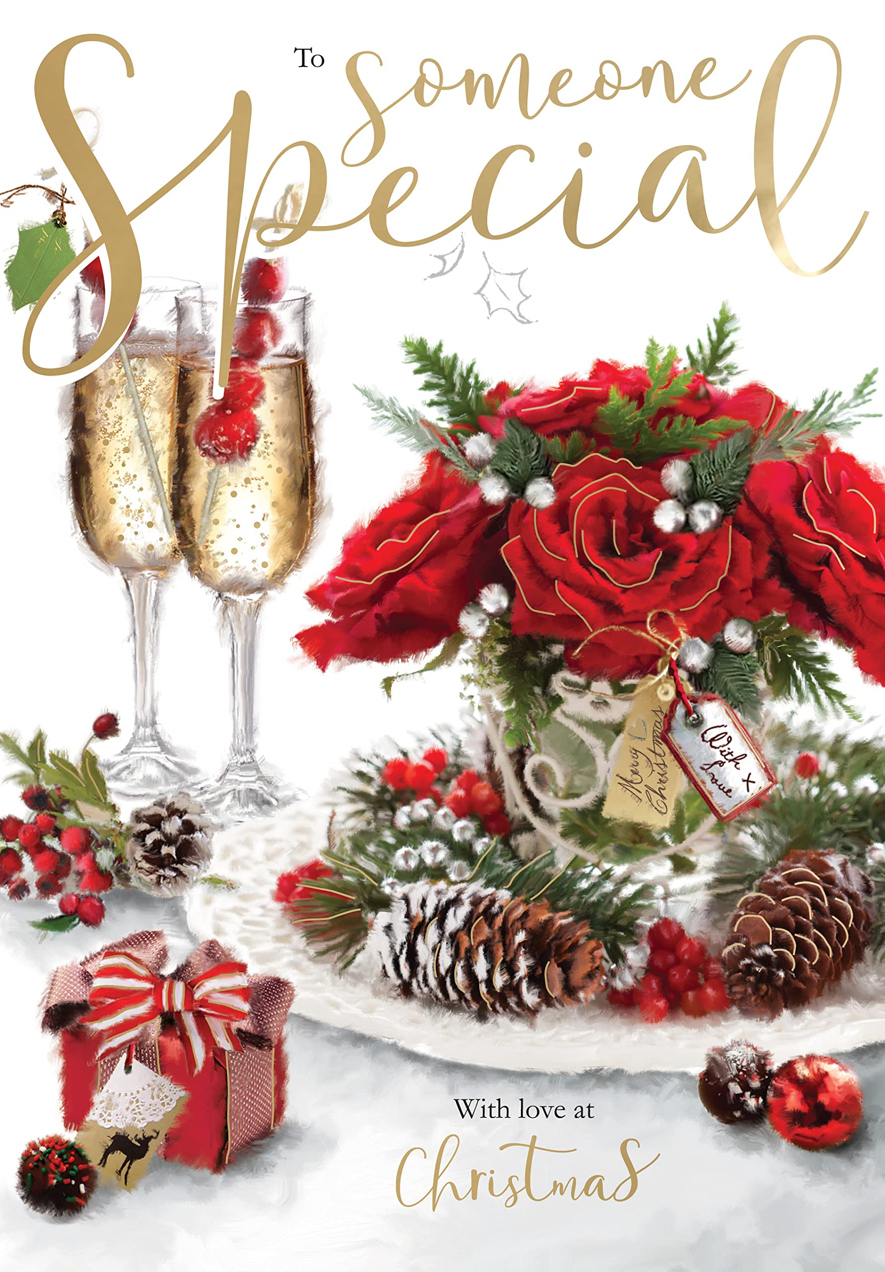 Someone Special Singing Musical Christmas Card Xmas Sound Of Christmas Range XSING014