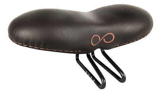 SellOttO-II-H22 DOLOMITI weich Stil - Bequemer Fahrradsattel Herren Damen Gel – Ergonomish ohne Nase - Kein Druck auf den Gen