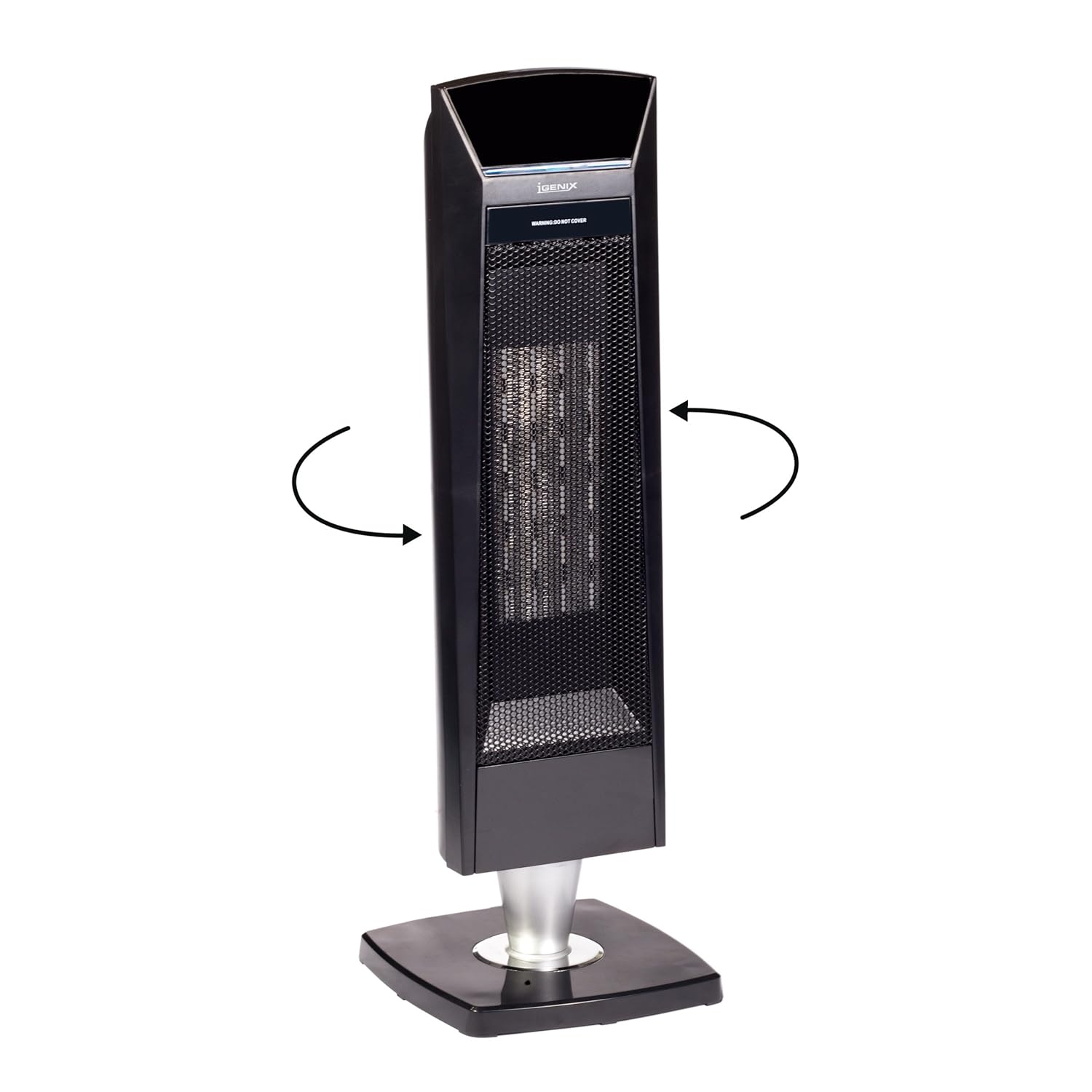 Igenix Portable Ceramic Oscillating Electric Tower Fan Heater With 7