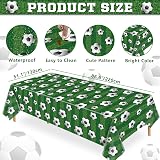 LKITMIUT Football Tablecloths 4 Pack 86x51 in Plastic Sports Cover view 7