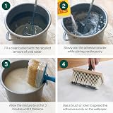 Winsome Heavy Duty Wallpaper Paste for the Wall 10 Roll Sachet White view 5