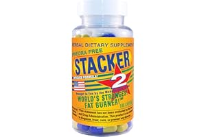Stacker 2 Fat Burner Capsules, Ephedra Free, 100-Count Bottle