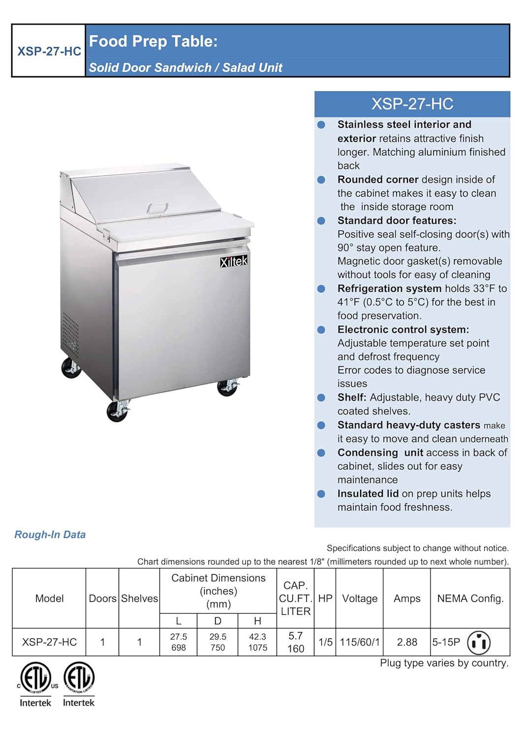 salad cooler commercial