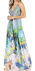 Sakkas 1817 - Lizi Womens Maxi High-Low Halter