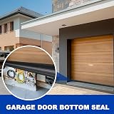 DGSL Garage Door Bottom Seal Rubber U-O Ring Track Retainer Kit 10Ft Black view 7