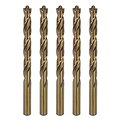 Sabre Tools 3/8 Inch Cobalt Drill Bits – 5pcs