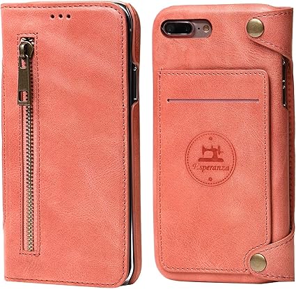 Amazon Co Jp Esperanza 最高級 本革 Iphone Se 第2世代 Iphone7 Iphone8 スマホ ケース 取り外し 可能 財布としても使える 手帳型 マグネット式 Iphone Se 第2世代 Iphone7 8 アンティークピンク 家電 カメラ