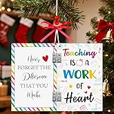 4.7in 3D Book Easter Tree Ornaments Personalized Teacher Ornaments Wood Notebook Shape Easter Hanging Ornament Gifts for Teacher, Book Lovers, Women, Librarian, Nerd