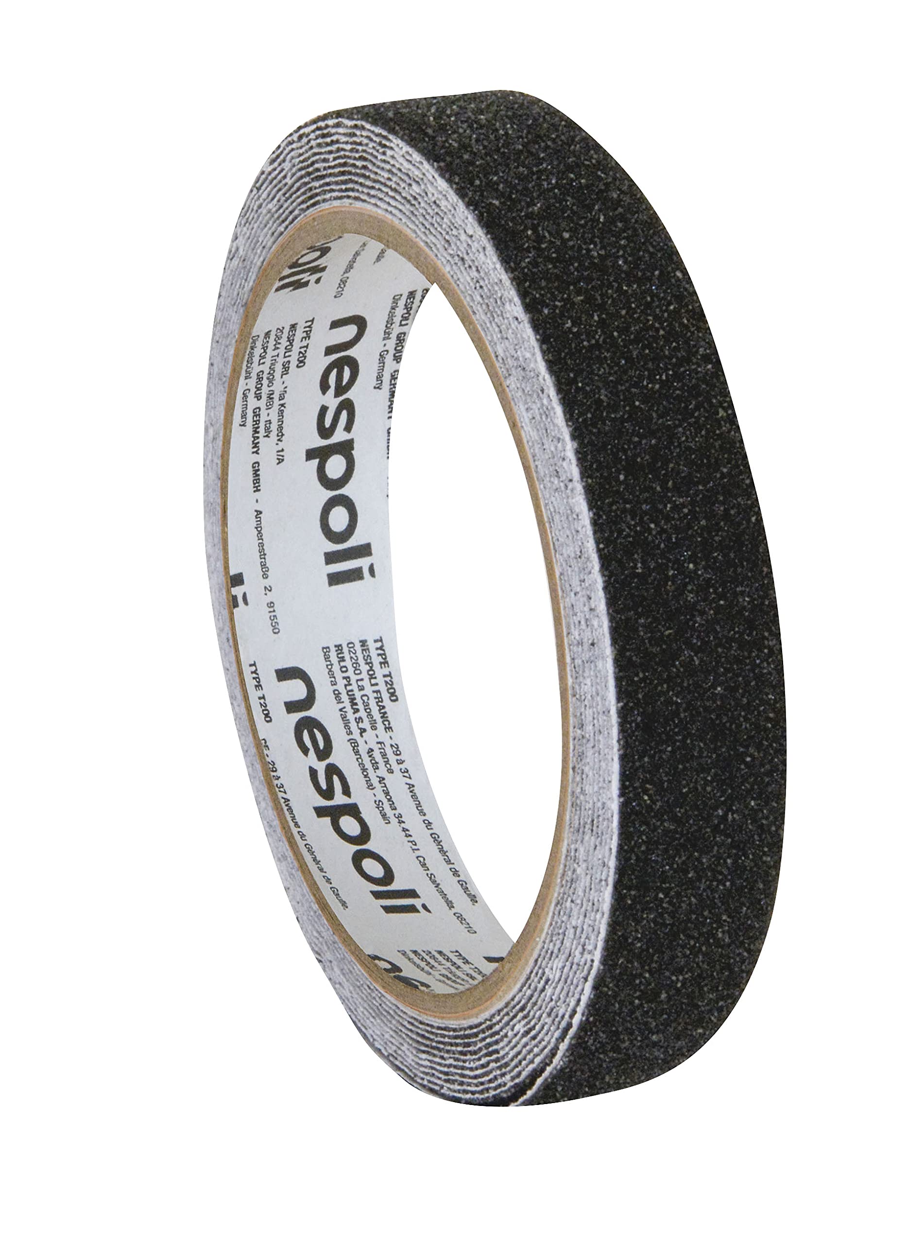 Nespoli N9930194785 Non Slip Tape, Black, 25 mm x 15 m, 25mm x 15m