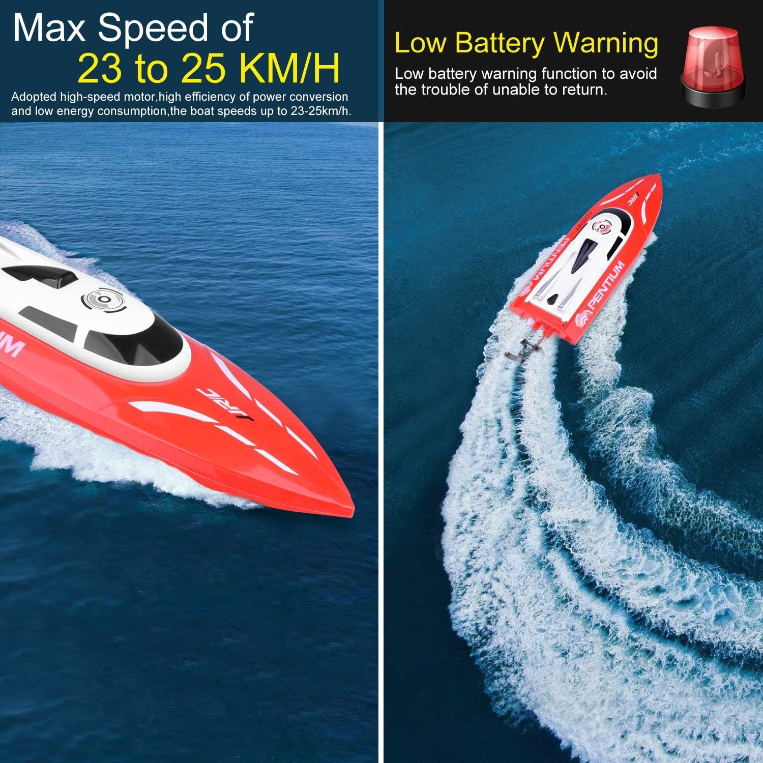 kuman remote control boat