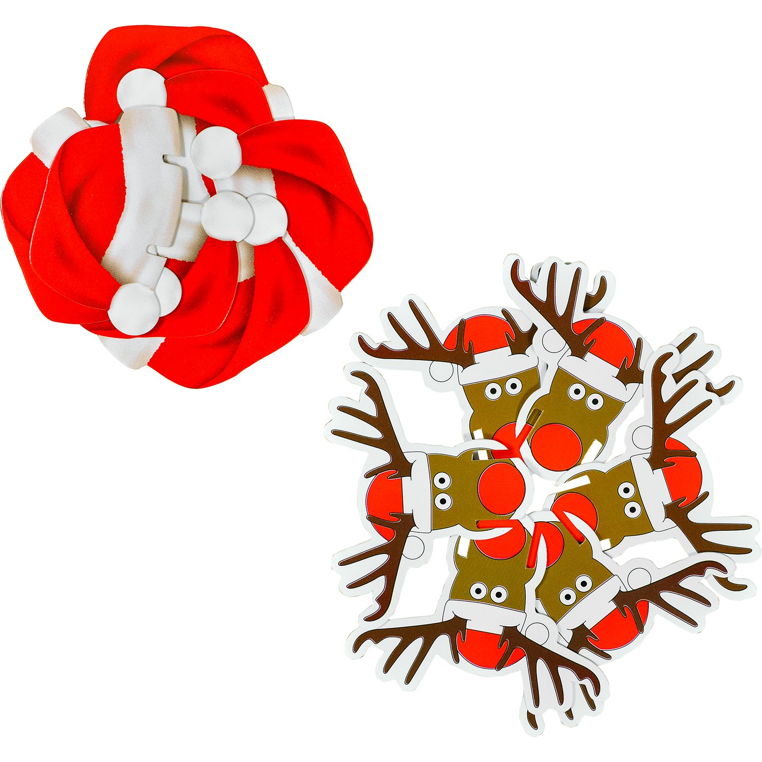 Set di Decorazioni di Natale da 20 Pezzi per Bicchieri per il Vino Set di Decorazioni di Natale da 20 Pezzi per Bicchieri per il Vino Ideali per le Feste di Natale o per il Cenone Cappuccio di Babbo Natale e Cartoncini