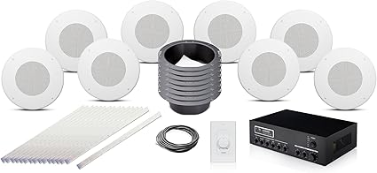 Jbl Css8008 8 Inch 70 Volt In Ceiling Speaker Bundle With Pure