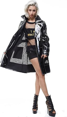 Womens pvc trench coat Clearance