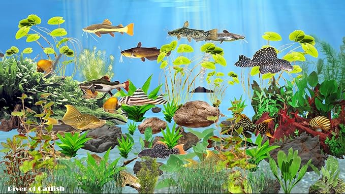 Rivière De Poisson Chat Fonds Decran Téléchargement