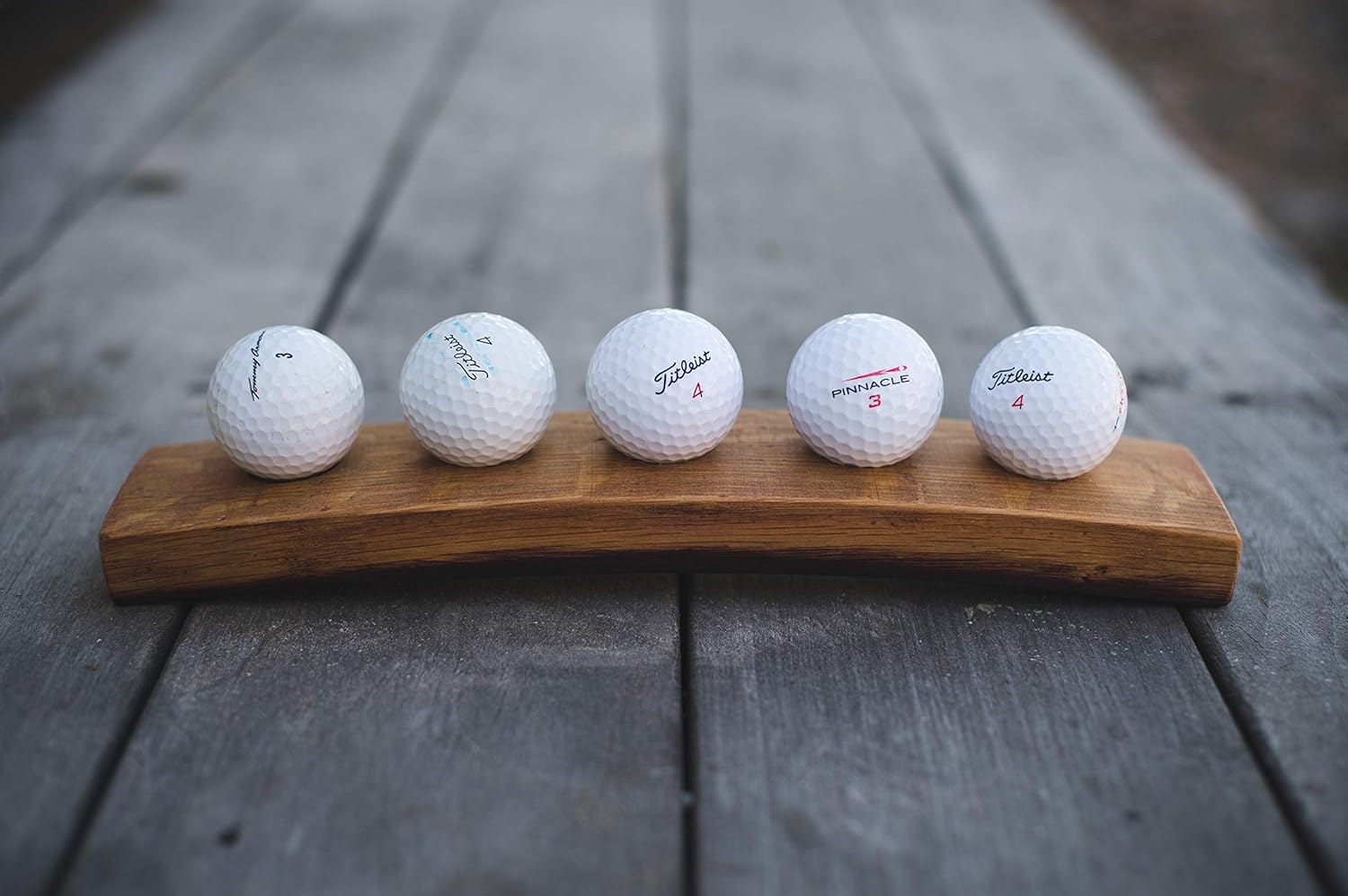 Wine Barrel Golf Ball Display, Choice of Size Handmade