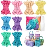 800pcs Weaving Loom Refill Loops, 8 Colors Potholder Loom Loops Kit, Durable Polyester DIY Craft Supplies for 7-Inch Looms, Flexible Elastic Bands for Creative Projects &amp; Gifts