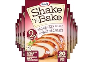 Shake 'N Bake BBQ Chicken Glaze Coating Mix, 10 per Pack, 184 g Boxes