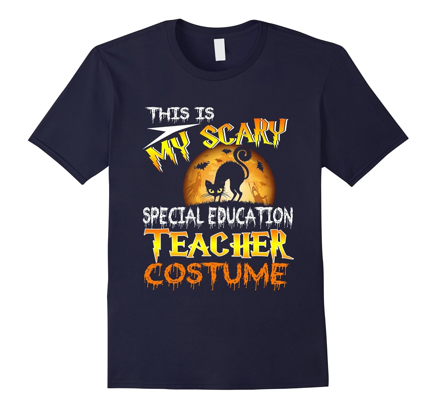 My Scary Teacher Special education teacher TShirt Halloween-ANZ