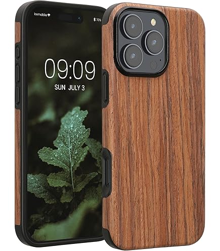 Amazon.com: JuBeCo Wooden Phone Case is Suitable for iPhone 16 Pro