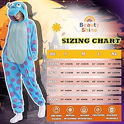 Beauty Shine Unisex Adult Onesie One Piece Pajamas