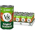 V8 Original 100% Vegetable Juice, 46 fl oz Can (12 Pack)