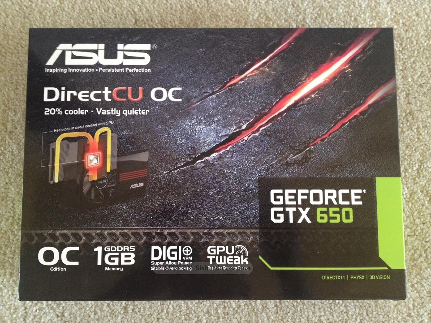 Amazon Com Asus Gtx650 Dco 1gd5 Asus Gtx650 Dco 1gd5 Grafikkort