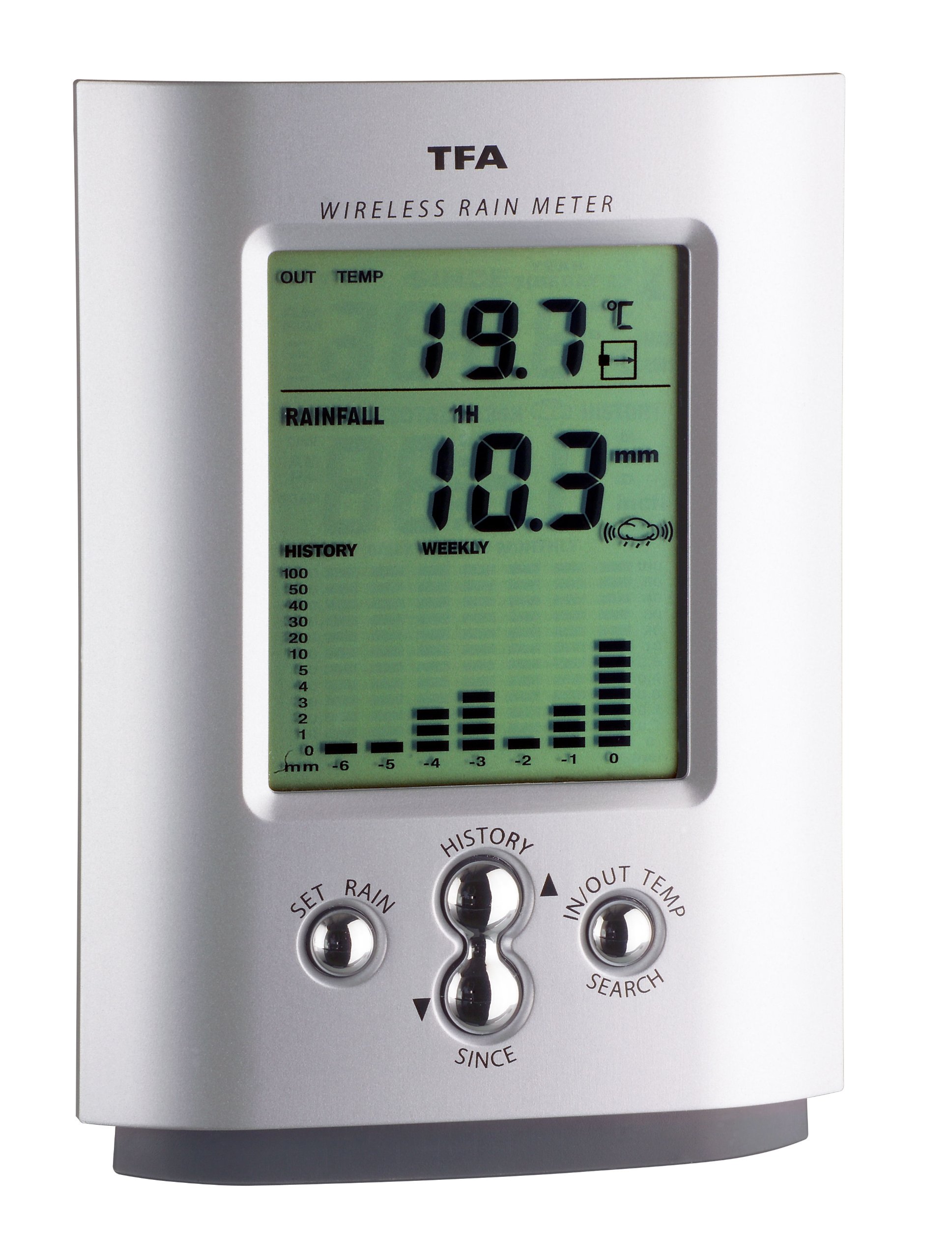 TFA 47.3003 Monsun Radio Controlled Wireless Rain Gauge