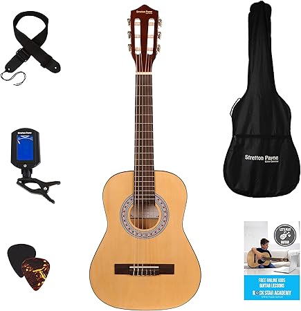 Paquete Guitarra Acustica Tamaño 1/2 (34 Pulg) Paquete ...