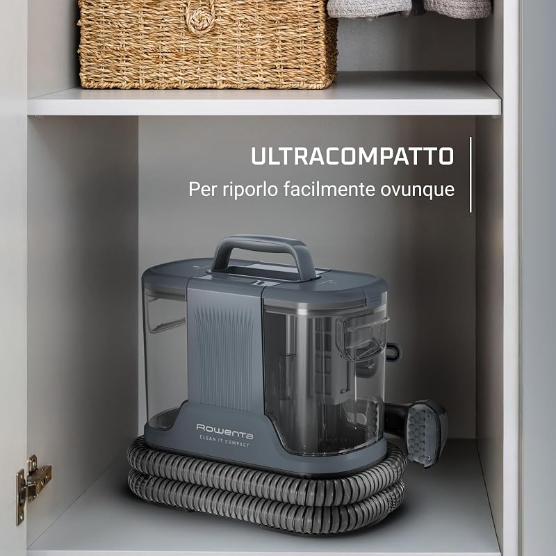 Clean It, Smacchiatore Portatile, Grigio, IN3011