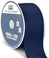 Italian Options Grosgrain Ribbon 38mm Navy 10m for Crafts & Gift Wrapping