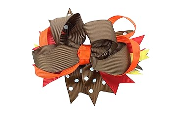 thanksgiving baby bows