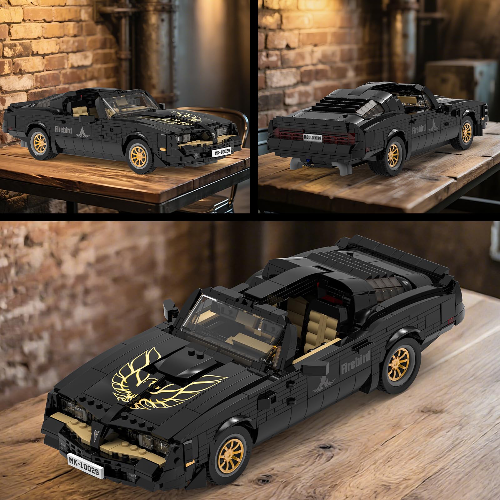 Mould King Technik Spielzeugauto-Modellbausatz,10029 MOC Sportwagen Bauset,Rennwagen-Bauset für Jungen, Mädchen und Motorsport-Fans, Auto-Geschenk zum Sammeln(1557 Teile) 3