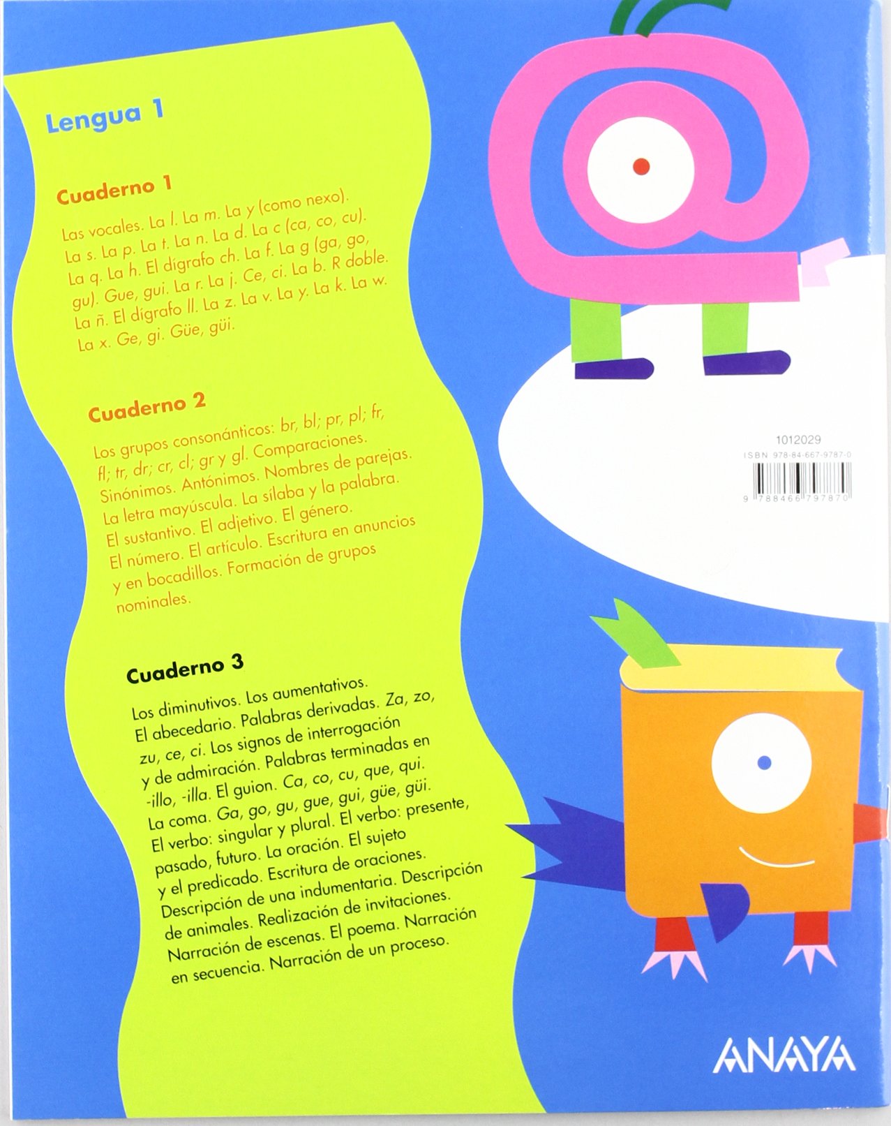 Lengua 1 Cuaderno 3 Una A Una Spanish Edition Perez Madorran Emma Gonzalez Lopez Lourdes Muino Blasco M ª Teresa Amazon Com Books