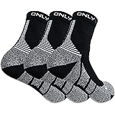 only U Quarter Running Socks – Premium Performance Moisture-Wicking Athletic Socks with Cushioned Anti-Blister Arch Support