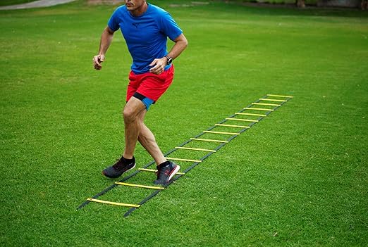 Amazon.com : Agility Ladder, Extra Long (23 feet - 14 Rung), Speed Training Equipment for Teams, Athletes, Individuals and Kids.