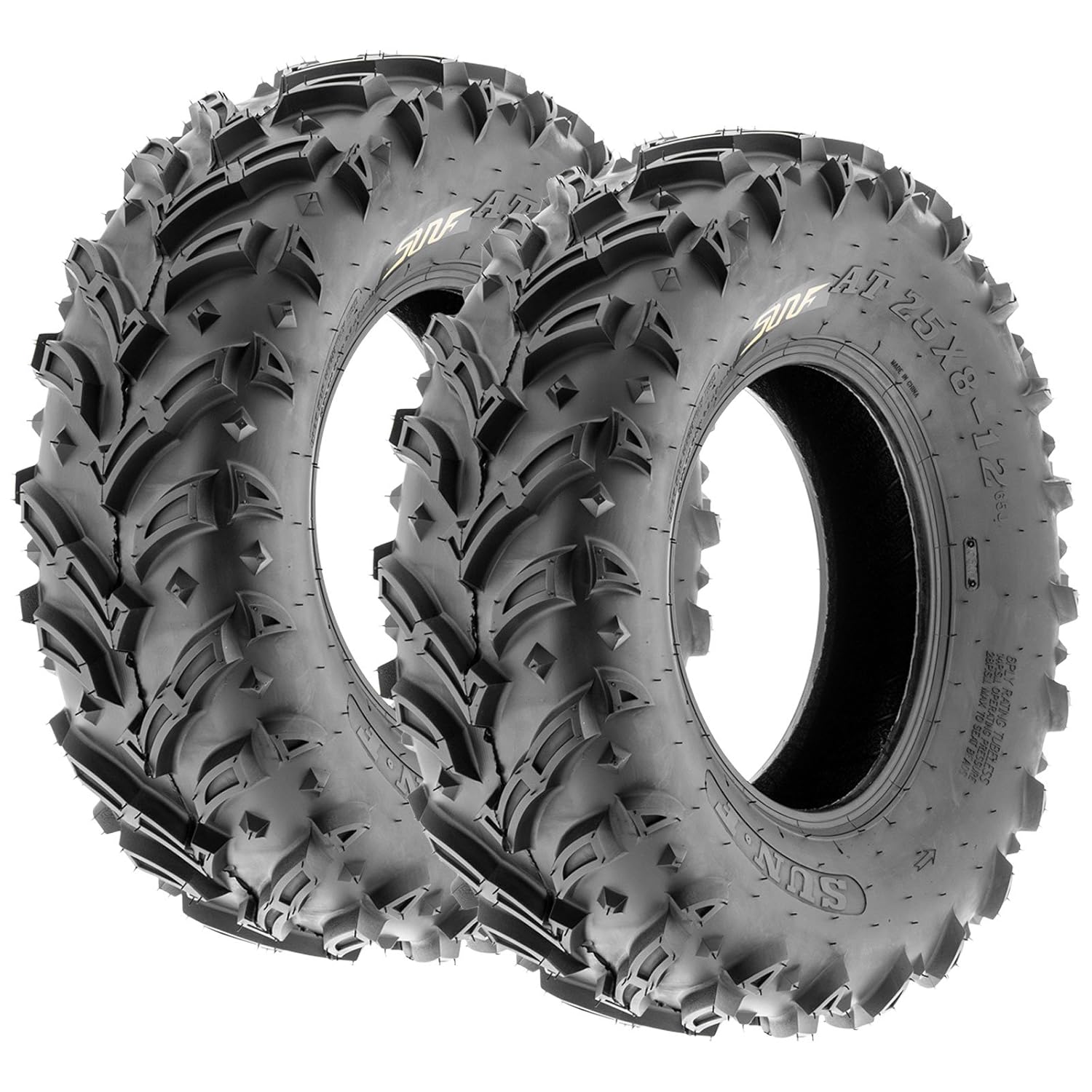 Buy GBC ATV Tires Kanati Mongrel Front/Rear 28- 10R14 10 Ply ATV Tire: Trai...