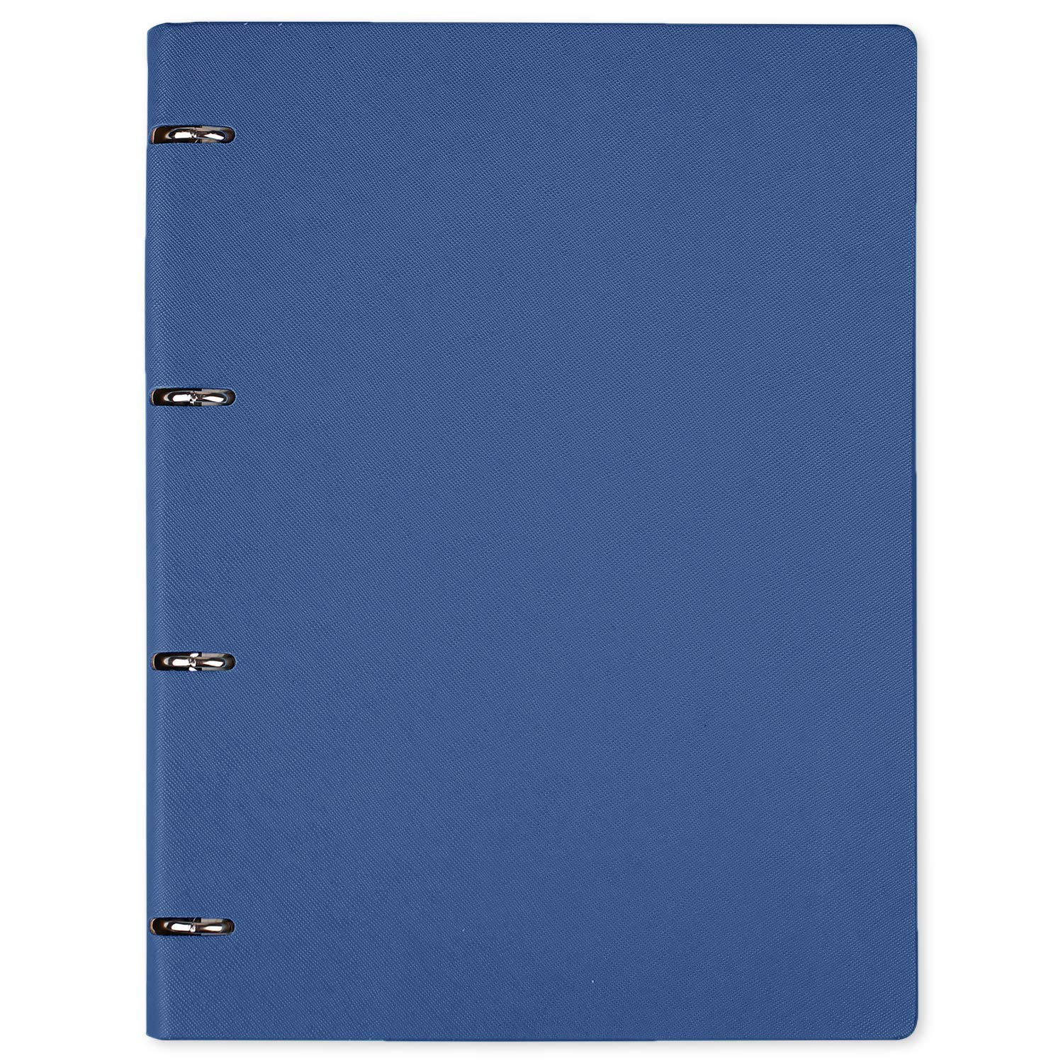 A4 Binder Refillable Notebook Round Ring Binder Notebook Leather Cover Organiser Ruled Notepad