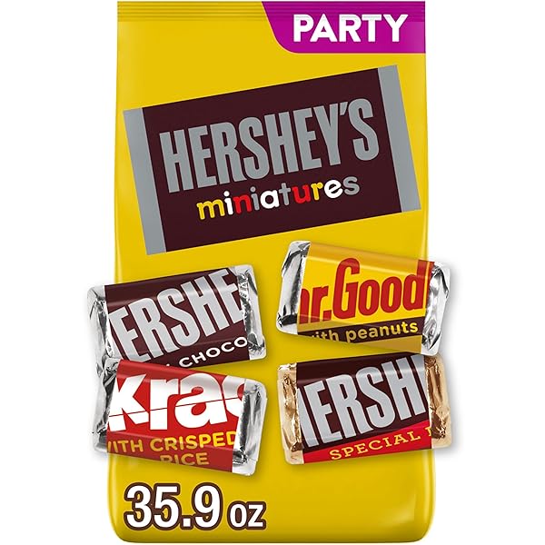 HERSHEY’S MINIATURES ASSORTED CHOCOLATE CANDY PARTY PACK, 35.9 OZ