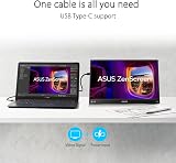 ASUS ZenScreen MB16AHV 15.6" FHD IPS Portable Monitor HDMI USB-C Anti-Glare view 2