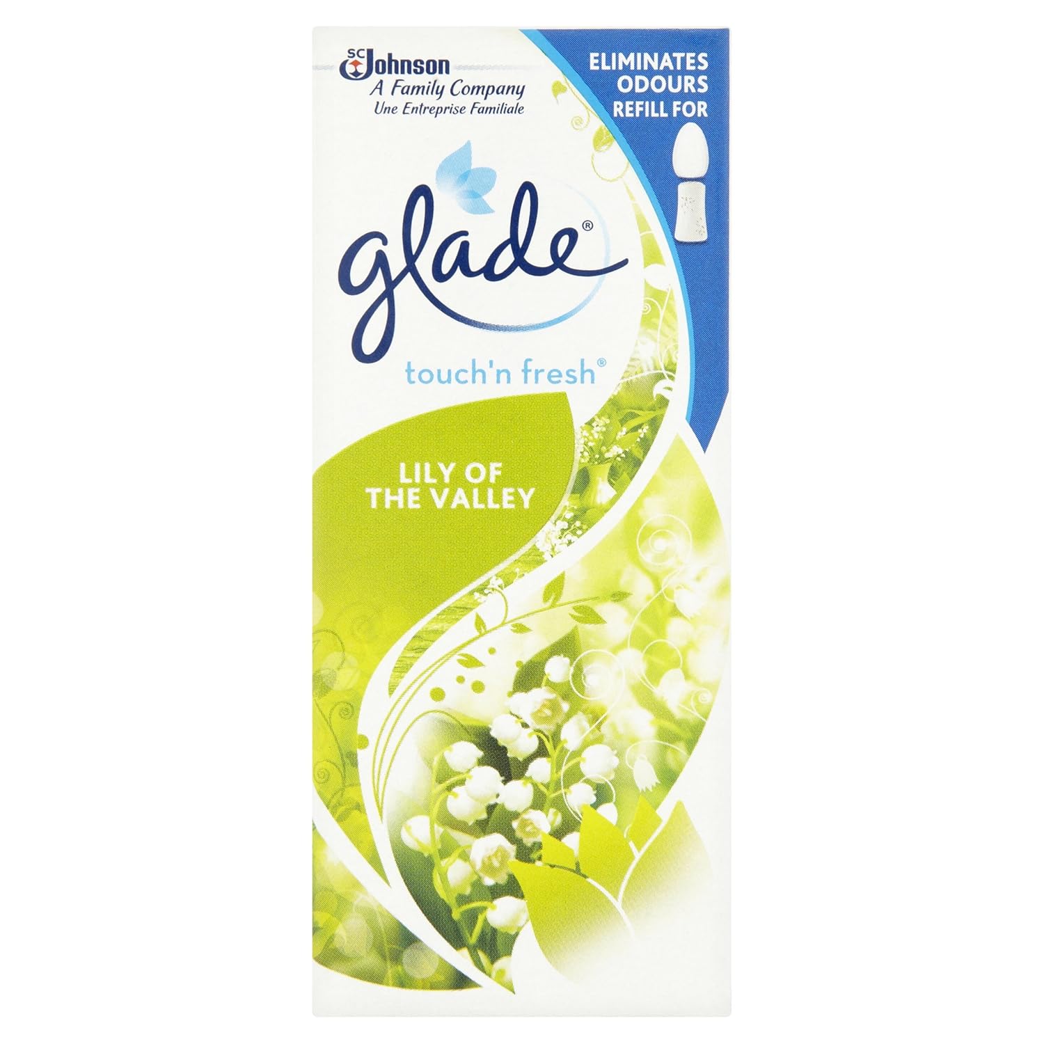 Glade TouchnFresh Lily Valley Refill Freshener 10 ml (Pack of 4