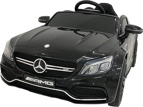 Outdoortoys Mercedes Benz Voiture Pour Enfant A Batterie 12 V Avec Lumieres Musique Et Telecommande Parentale Bluetooth 2 4 G Noir Amazon Fr Jeux Et Jouets