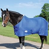 Country Pride Lightweight Fly Sheet Scrim, Blue, Large 78-80" | Breathable Mesh Fly Protection, Double Surcingle Open Front, Bias Surcingle and Tail Cord, Indoor and Trailer Use