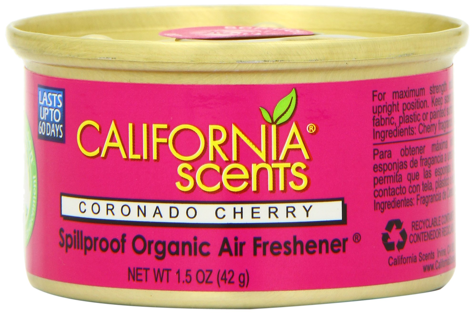 California Scents Spillproof Organic Air Freshener Twinpack, Coronado