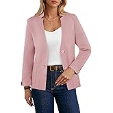 GRACE KARIN Women Sweater Blazer Business Casual Knit Cardigan 2026 Long Sleeve Suit Jackets Work Blazers with Pockets