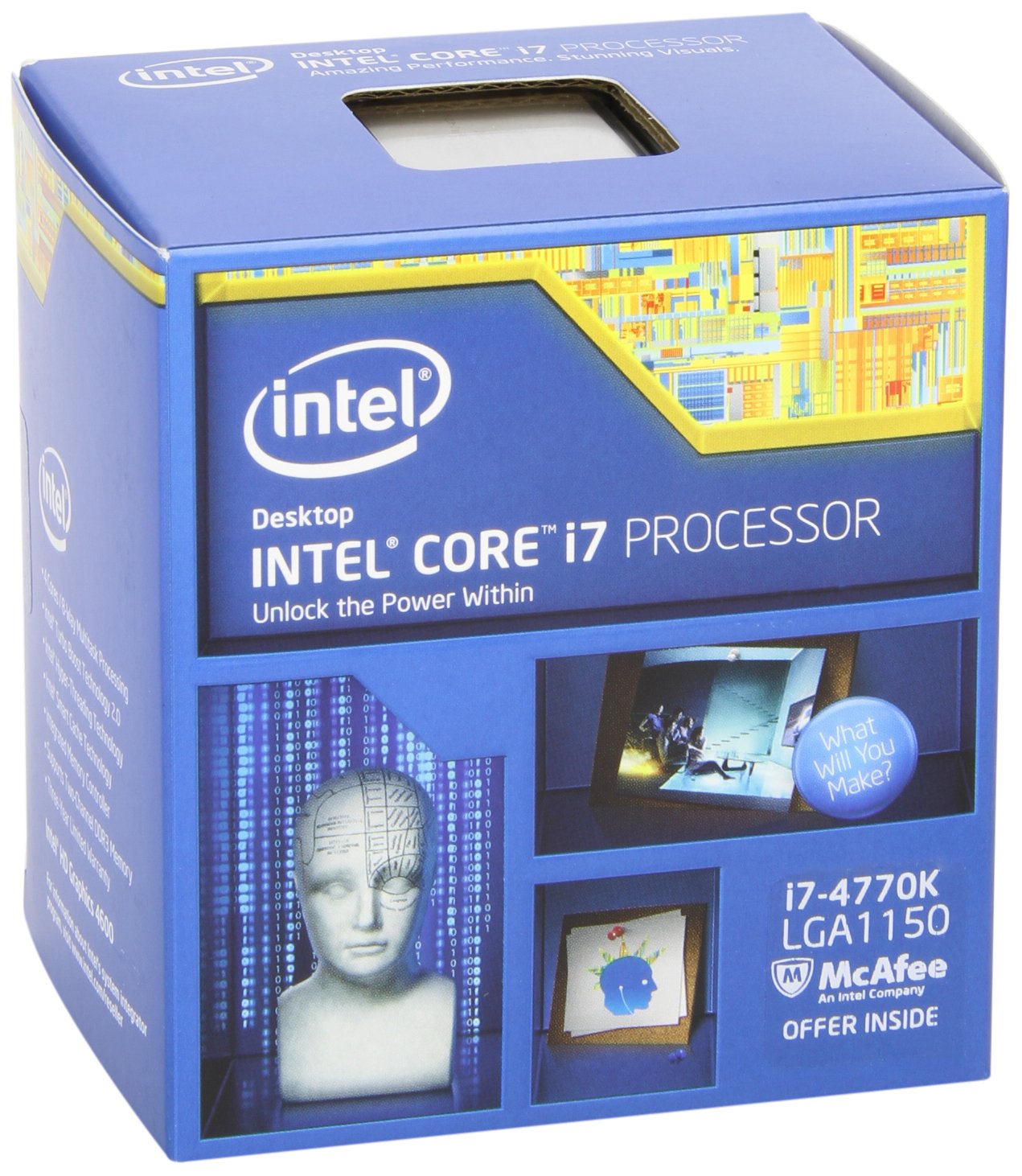 Chip Intel 3,4 4 BX80646I74770K