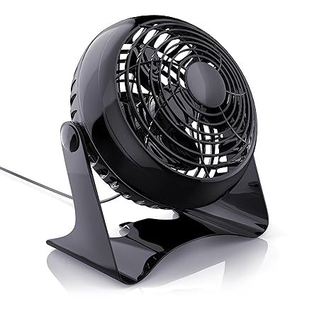 CSL - USB Ventilator - Geschwindigkeitsstufen regelbar | Tischventilator Schreibtischventilator | geräuscharmes Betriebsgeräu