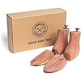 Cobbler's Choice Men's Cedar Boot Tree - All Natural Aromatic Cedar Wood - Premium Construction & Unbeatable Quality