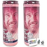 Bob Ross The Joy of Calm Peaceful Passion Fruit Calming Sparkling Beverage with 2 Gosutoys Stickers… (2 Pack)
