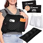 MOYOAMA Post Mastectomy Pillow –5 Pcs Protective Set - 2 Gel Packs, Seatbelt Cushion, Shower Bag- Breast Surgery Must Haves,Breast Reduction Recovery Supplies, Breast Augmentation,Post Op Essentials