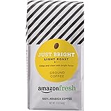 AmazonFresh Just Bright Ground Coffee, Light Roast, 12 Ounce